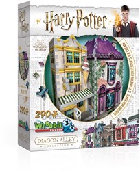 Wrebbit 3D puzzle Harry Potter - Madam Malkin's & Florean Fortescue's Ice Cream Shop - 290 pieces