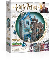 Wrebbit 3D Harry Potter puzzle Ollivander's Wand Shop & Scribbulus 295 pieces