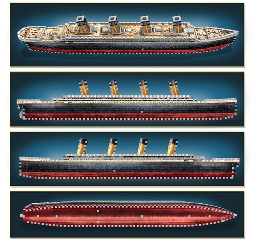 Wrebbit Wrebbit 3D Puzzle - Titanic (440)-2