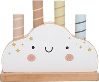 Atan wooden pop-up toy colourful and educational