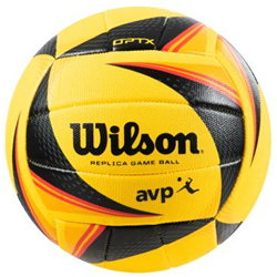 Wilson volleyball OPTX Replica AVP - yellow black - beach volleyball