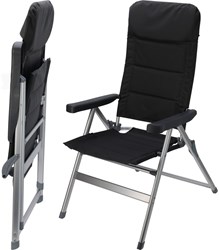Redcliffs camping chair aluminium adjustable 6 positions outdoor