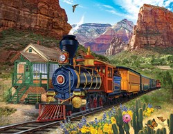 SunsOut puzzle XXL pieces - Dry Gulch - 1000 piece jigsaw puzzle