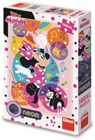 Dino puzzle - XXL pieces neon Minnie 100 pieces kids puzzle-2