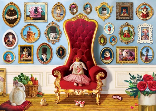Eurographics puzzle Princess Bunny XXL pieces 500 pieces jigsaw
