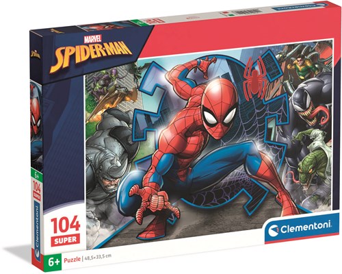 Clementoni puzzle 104 pieces Super Spider-Man kids jigsaw cardboard-2