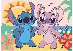 Dino puzzle Stitch on the Beach - 100 XXL pieces Disney