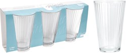 Excellent Houseware drinking glass set stackable glass 300ml 3 pieces