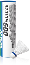 Yonex Mavis 600 Shuttles (Tube of 6)