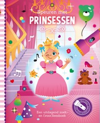 Lantaarn princess search book with cardboard flashlight - interactive book