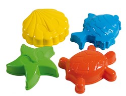 Androni Giocattoli sea animal sand moulds - beach toy set