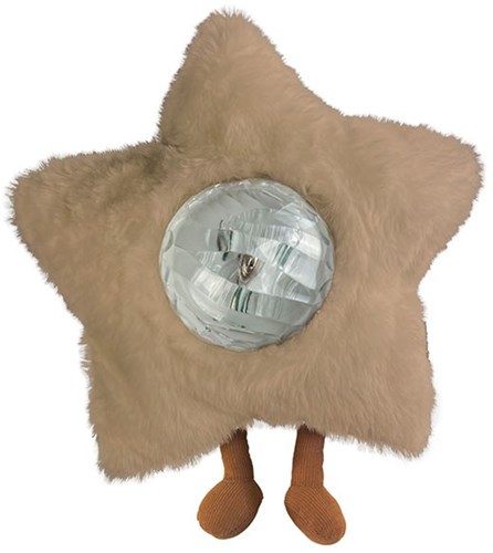 Zazu galaxy projector night light for children and babies - beige