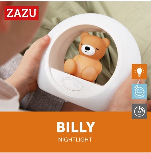 Zazu night light Billy the bear with cry sensor and LED lighting-2