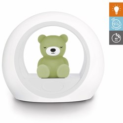 Zazu night light Billy the bear green with cry sensor and LED light