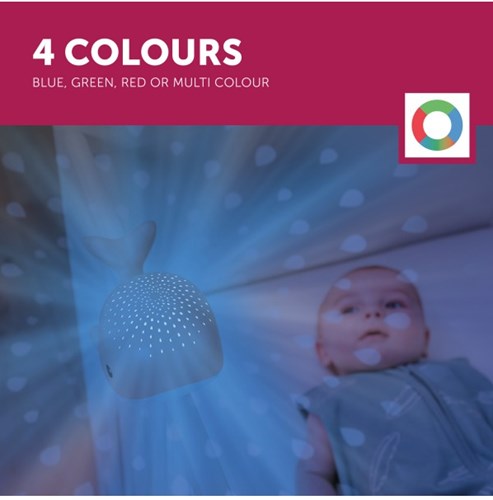 Zazu baby projector whale night light with cry sensor and music-2
