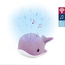 Zazu baby projector night light whale soothing music purple