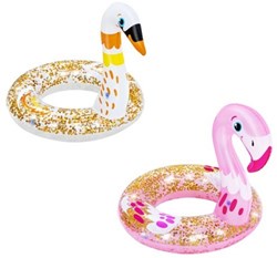 Diverse merken Zwemring glitter vogels (2 ass.)